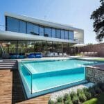 Acrylic L Shape Pool Window