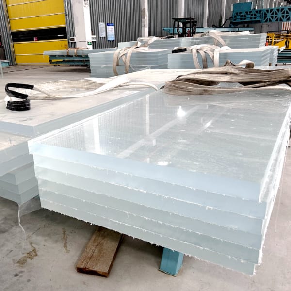 cast acrylic block